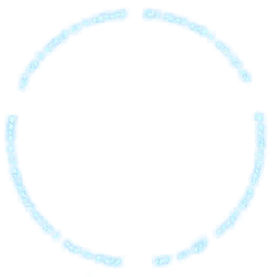 Blue Light Halo Circle - future - Transparent Layer PNG