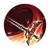 Red Sword Shadow - red - Free Download PNG