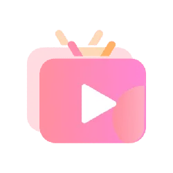 Pink Play Button Icon - video - No Background PNG