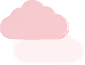 Pink Cloud - simple - cloud - No Watermark PNG