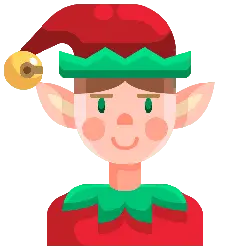Christmas Elf - bell - Transparent Layer PNG
