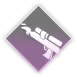 Rocket Launcher - purple - No Background PNG