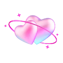 Heart Pattern - gradient - line - No Background PNG