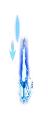 Blue Energy Sword - High Resolution PNG
