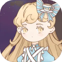 Teacup Girl - long hair - Lossless PNG