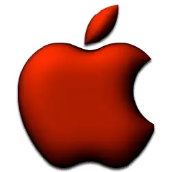 Apple Logo - simple - modern - No Background PNG