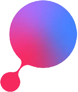 Gradient Bubble - gradient color - Transparent Layer PNG