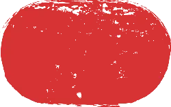 Red Background with Black Dots Pattern - modern design - PNG