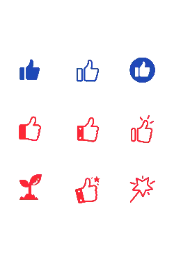 Thumbs Up Icons - interaction - Lossless PNG