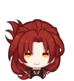 Red-Haired Anime Character - eyes - No Watermark PNG