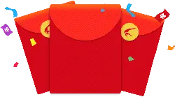 Red Envelope - celebration - High Quality PNG