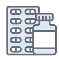 Pills and Bottle - treatment - No Watermark PNG