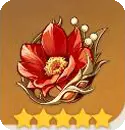 Red Flower - art - red - High Resolution PNG