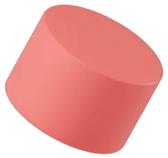 Cylinder - red - cylinder - Transparent Layer PNG