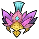 Purple Crystal Lotus Badge - lotus - High Resolution PNG