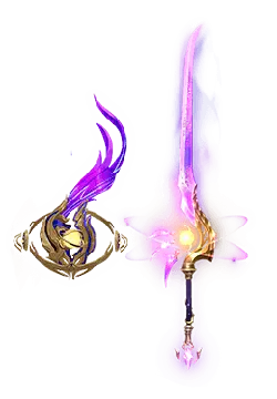 Purple Flame Sword - Popular Download PNG
