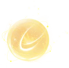 Golden Planet - future - Transparent Background PNG