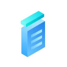 Blue Folder - office - document - High Resolution PNG