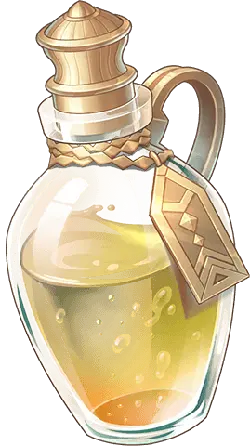 Golden Potion Bottle - gold - PNG