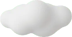 Cloud - cartoon - Transparent Background PNG