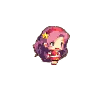 Pink Hair Girl - cartoon character - Lossless PNG