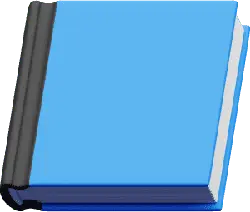 Blue Book - book - Curated PNG