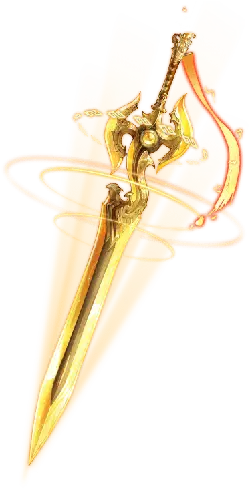 Golden Sword - sword - PNG