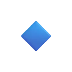 Blue Diamond - minimalist - PNG Images