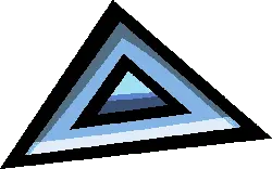 Blue Triangle - triangle - abstract - No Watermark PNG