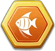 Fish Badge - logo - Lossless PNG