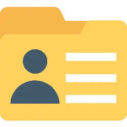 Folder Icon - information - document - High Resolution PNG