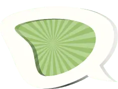Green Speech Bubble - icon - No Background PNG