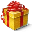 Gift Box - red ribbon - Fast Download PNG