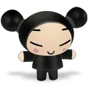 Cartoon Character in Black Clothing - simple - Free PNG