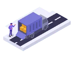 Truck Loading Goods - loading - Transparent Background PNG