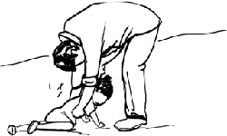 White Arrow on Black Background - Transparent Background PNG