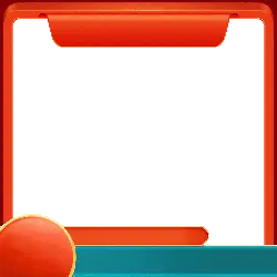 Red Screen Frame - red - No Background PNG