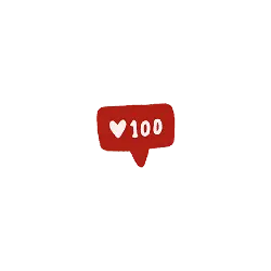 Heart Like Icon - interaction - Transparent Layer PNG