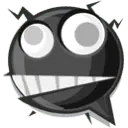 Black Smile - simple - Transparent Layer PNG
