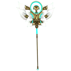 Phoenix Staff - golden - No Background PNG