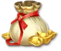 Gold Bag - game item - High Resolution PNG