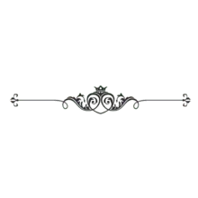 Decorative Pattern - black background - design element - High Resolution PNG