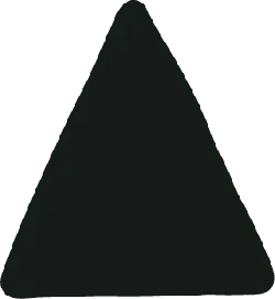 Black Triangle - symbol - Transparent Background PNG