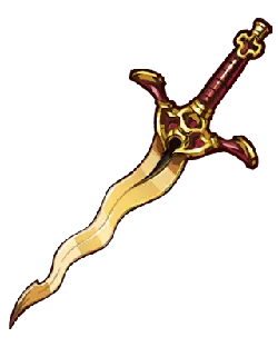 Golden Sword - weapon - decorative - Transparent Layer PNG