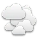 Clouds - simple - icon - No Background PNG