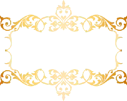 Gold Pattern Frame - frame - Designer Recommended PNG