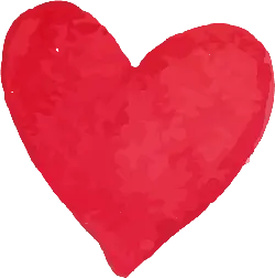 Red Heart - abstract - Transparent Layer PNG