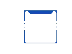 Blue Rectangle - graphic design - artwork - No Background PNG