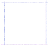 Blue Border Black Background - rectangle - Transparent Background PNG
