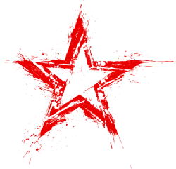 Red Star - symbol - No Background PNG